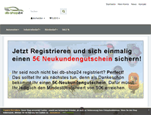 Tablet Screenshot of db-shop24.de